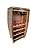 Porta Vinho Adega Madeira P/ 16 Garrafas Com Porta Taça MDF - Imagem 4