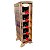 Porta Vinho Adega Madeira P/5 Garrafas MDF - Imagem 2