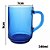 Conjunto Caneca De Vidro Azul Lisa 240ml C/12 - Imagem 2