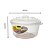 Pote Multiuso Transparente C/ Tampa P/ Micro-ondas 2,5 L Erca Plast - Imagem 2