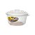 Pote Multiuso Transparente C/ Tampa P/ Micro-ondas 2,5 L Erca Plast Fardo C/12 - Imagem 3