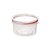Pote Plastico Redondo Plasutil 550ml Trava Mais Transparente - Imagem 1