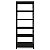 Estante 6 Prateleiras De Aço Livros Ferro Quarto Cozinha Cor Preto 198x70x28cm - Imagem 1