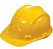 Capacete Pl Amarelo A/B - C.A. 31469 Plastcor - Imagem 1