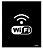Placa  15X18Cm Blk07 Wifi - Imagem 1