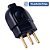 PINO PLUG MACHO 10A 2P T 003 TRAMONTINA - Imagem 1