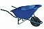 Carrinho Mao Baleia  90Lt Azul Para Metasul - Imagem 1