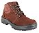 Botina De Segurança Ecosafety Adventure Em Couro Café Nobuk Solado Borracha Ps 106 N°43 - Imagem 1