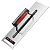 Desempenadeira Aco Lisa 12X40 Inox Galo - Imagem 1