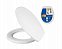 Assento Sanitario Soft Branco Metasul - Imagem 1