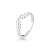 Anel Luminous Raminho Liso Prata 925 - Imagem 1