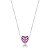 Colar Rosa dos Amores Cravejado Prata 925 - Imagem 1