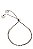 Pulseira Feminina Mini Esferas Banhada em Ródio Branco - Imagem 1