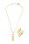 Conjunto Elos com Banho em Ouro 18k - Imagem 1
