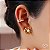 BRINCO VANESSA FLOR PEROLA GOLD - Imagem 2