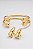 Bracelete Detalhe Organic Liso com Banho em Ouro 18k - Imagem 7