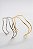 Bracelete Duplo Ondas com Banho em Ouro 18k - Imagem 4