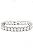 Pulseira Riviera Feminina Oval Banhada em Ródio Branco - Imagem 1