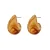 BRINCO GOTA MARROM CLARO RESINA - Imagem 1