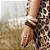 BRACELETE ACRILICO MARROM SAMARA - Imagem 1
