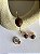 bracelete pedra oval marrom gold - Imagem 3