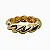 Pulseira Bracelete Torcido Dourado - Imagem 1