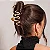 Piranha de Cabelo Maxi Ondulada com Acabamento Fosco Dourado - Imagem 1