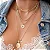 Choker Raiza Elos Grumet Folheada a Ouro 18k - Imagem 2