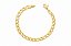 PULSEIRA MASCULINA ELO SIMPLES B OURO 4MM - Imagem 1