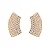 Brinco Ear cuff Inteiro Cravejado Dourado - Imagem 1
