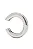 Piercing Fake Básico M com Banho em Ródio Branco - Imagem 1