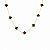 COLAR TREVO PRETO GOLD - Imagem 1