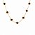 COLAR TREVO MARROM GOLD - Imagem 1