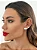Brinco Ear Cuff Flor de Cristal - Imagem 2