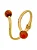 Bracelete Ondulado Com Esfera Resinado - Imagem 1
