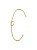 Bracelete Aro Texturizado Design Nó - Imagem 1