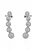 Brinco Ear Cuff Circulos Cravejados - Imagem 1