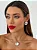 Conjunto Choker Aro e Brinco Botton Liso - Imagem 2