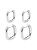 Dupla De Brinco Argola Oval G - Imagem 1