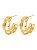 BRINCOS ARGOLAS TRES FIOS - Imagem 1