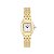 Relógio Quadrado Dourado Feminino Boxy Gold - Imagem 1
