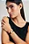 Relógio Feminino Oval Bellevie Dourado e Pulseira de Couro Marrom - Imagem 3