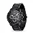 Relogio Masculino Redondo Chrono Tech Preto e Pinos - Imagem 2