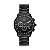 Relogio Masculino Redondo Chrono Tech Preto e Pinos - Imagem 1