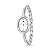 Relogio Feminino Oval Louvre Prata - Imagem 2