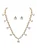 CONJUNTO RIVIERA E BRINCO GOLD - Imagem 1