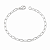 PULSEIRA MASCULINA PRATA 925 ELOS - Imagem 1