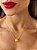 colar gota citrino gold - Imagem 2