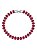 Pulseira riviera ovais cristal rosa - Imagem 1