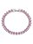 Pulseira riviera ovais cristal rosa clara - Imagem 1